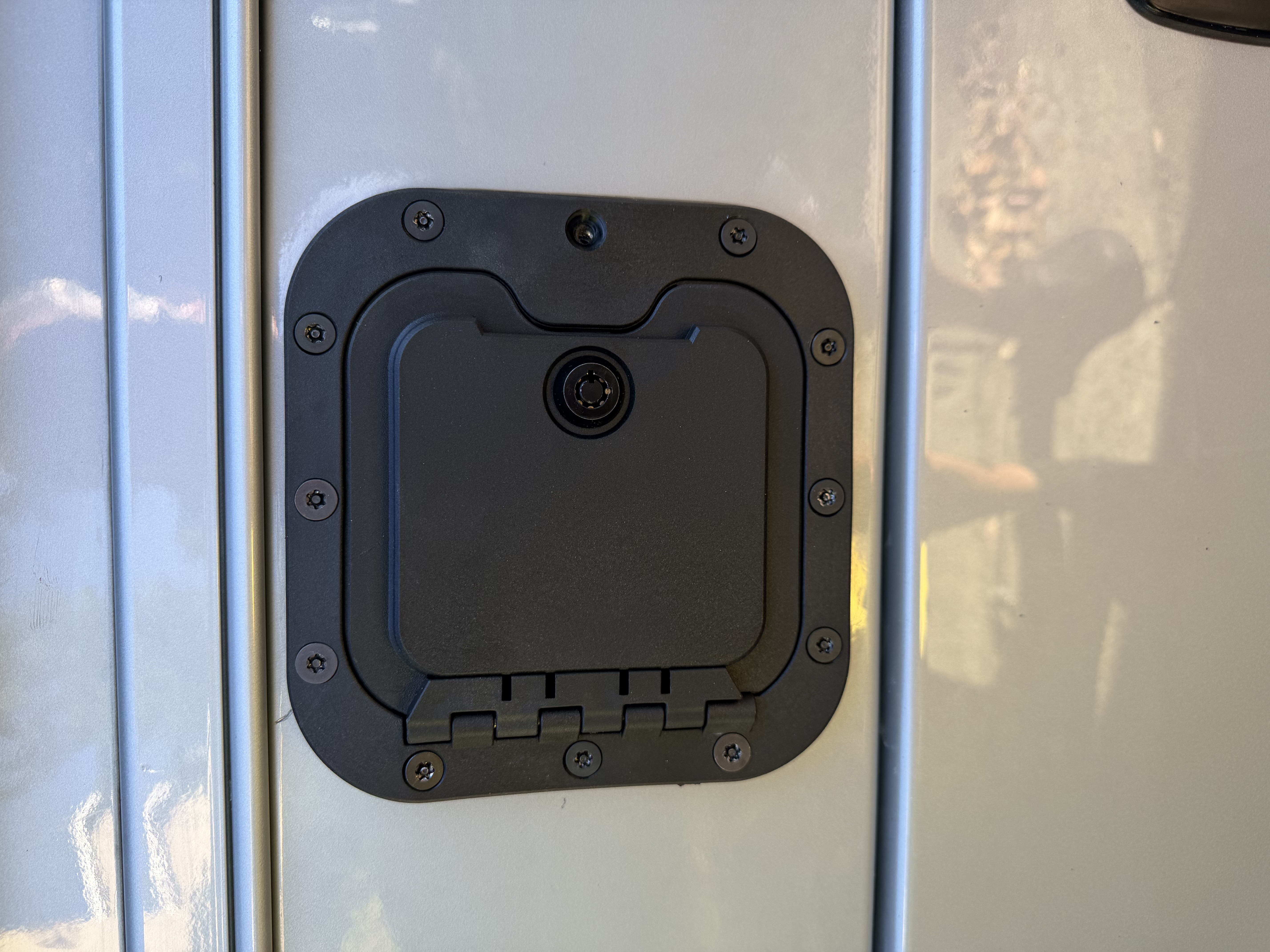 The RV Fuel Vault installed on a 2026 Dynamax Isata 6 31KS