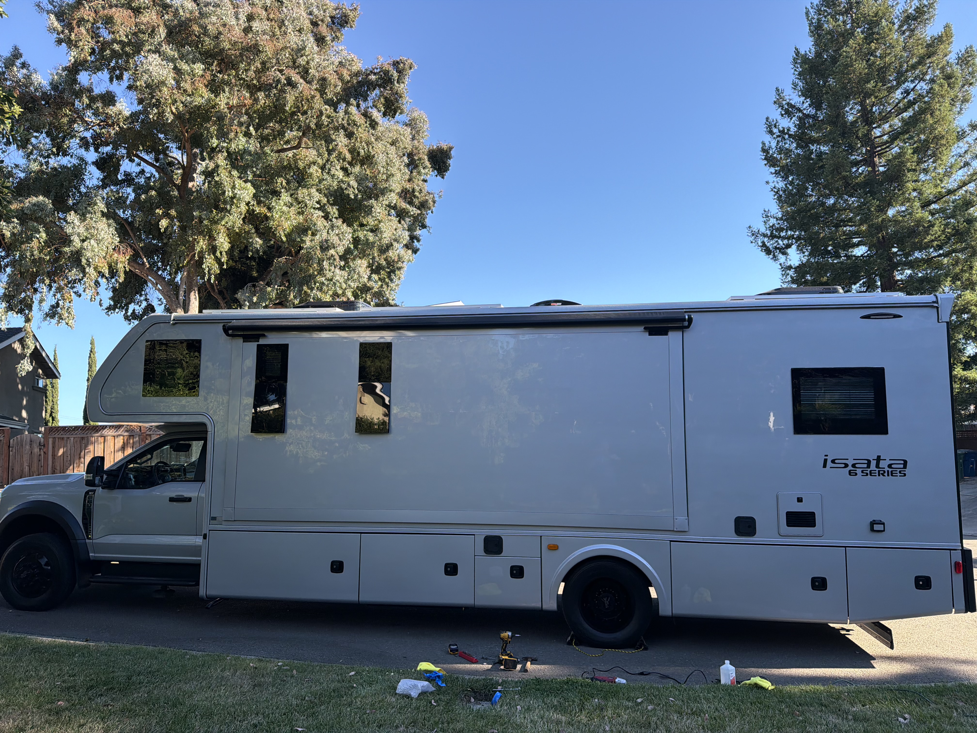 The RV Fuel Vault installed on a 2026 Dynamax Isata 6 31KS