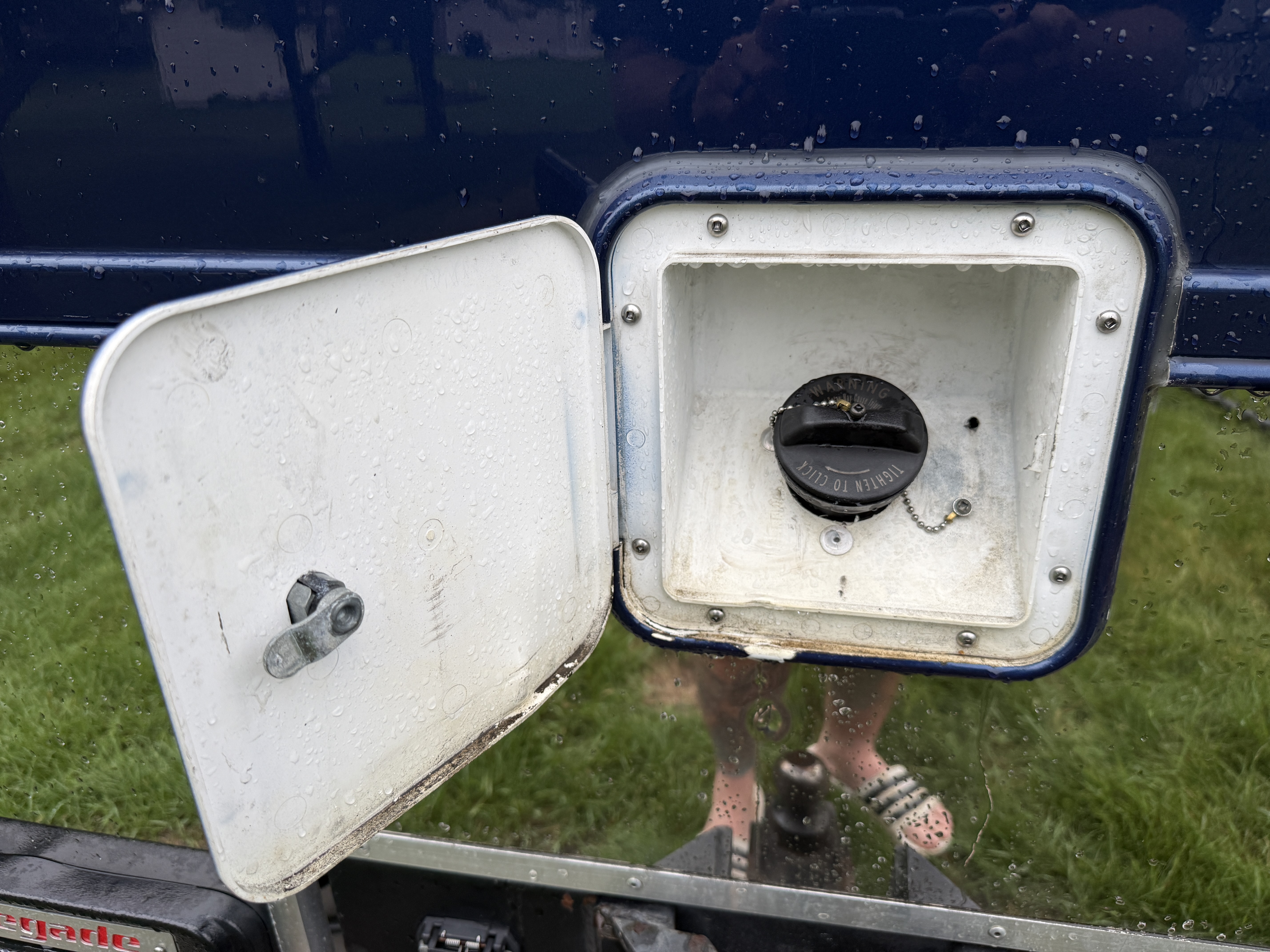 The RV Fuel Vault installed on a 2019 Renegade Classic N/A