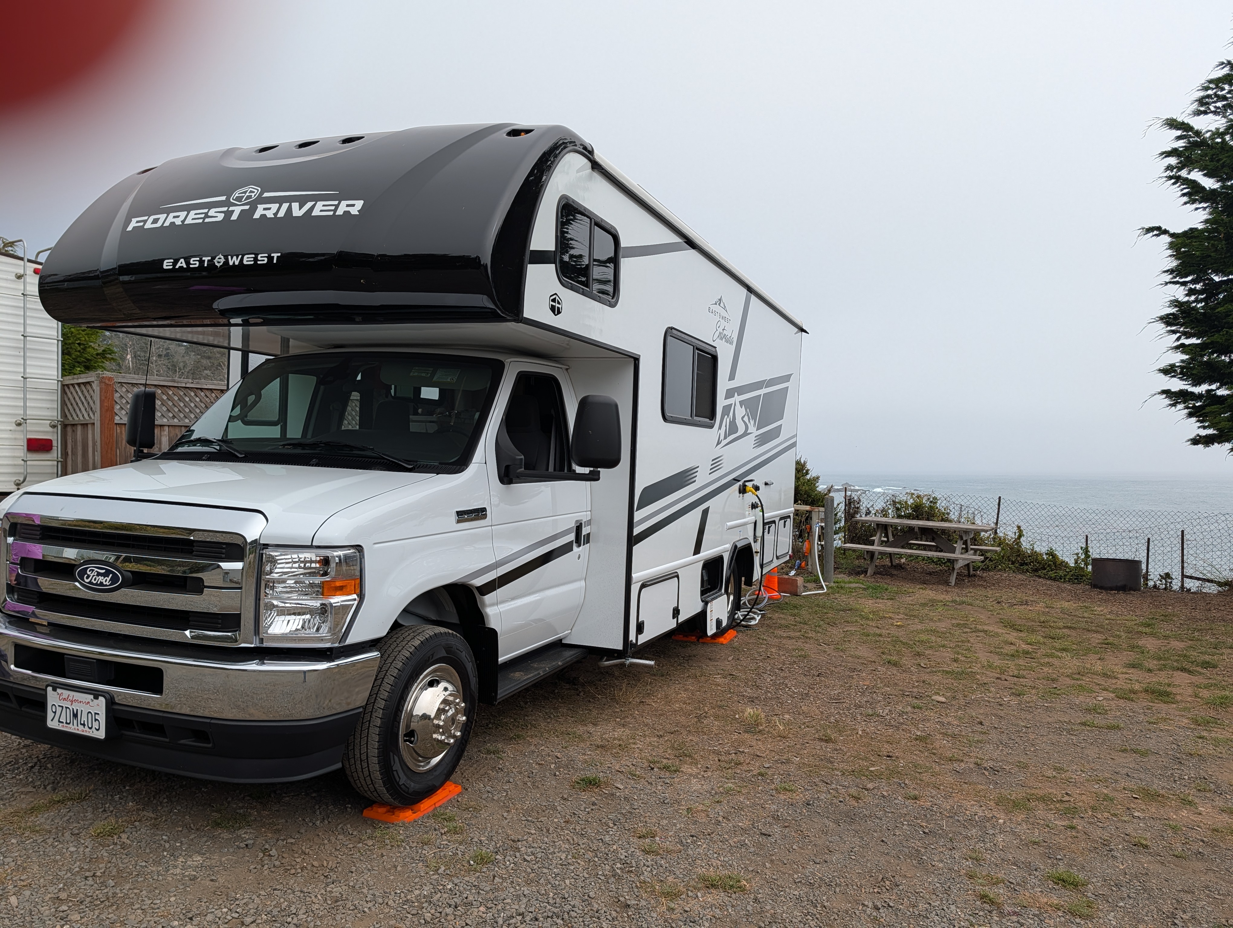 The RV Fuel Vault installed on a 2026 East to West RV Entrada 2000NS