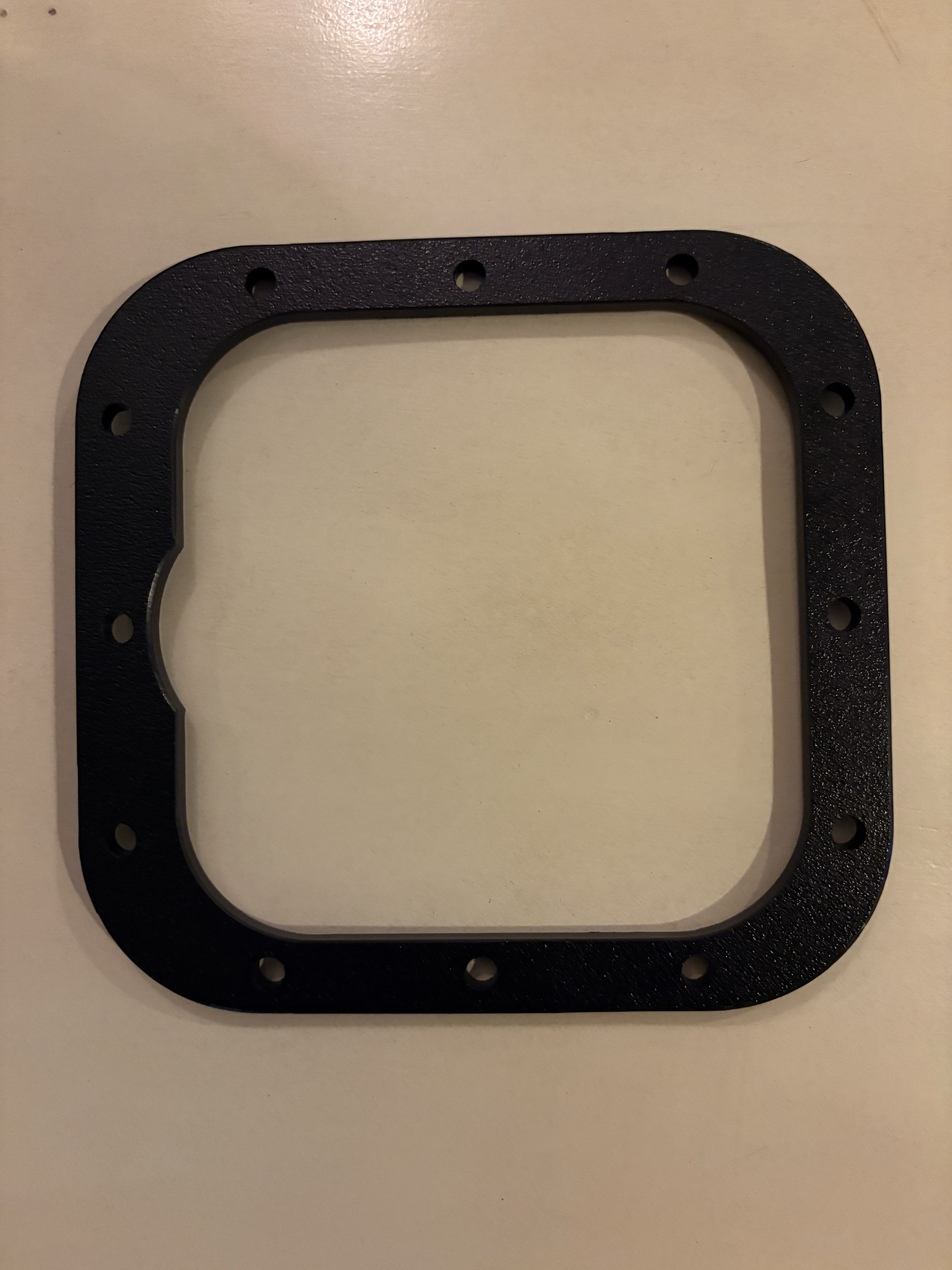 Small Door ¼” Black Spacer — Single